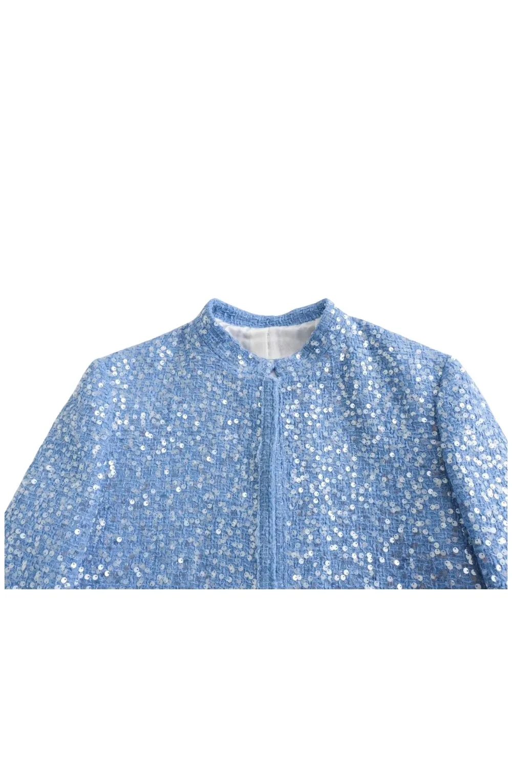 ' Hunter'  Sequin Embellished Cropped Jacket