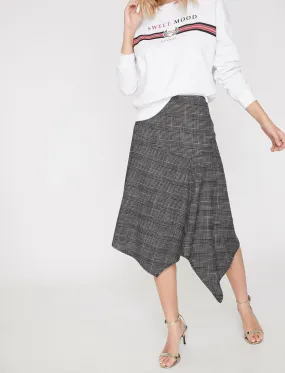 12248 Anthracite Midi Skirt