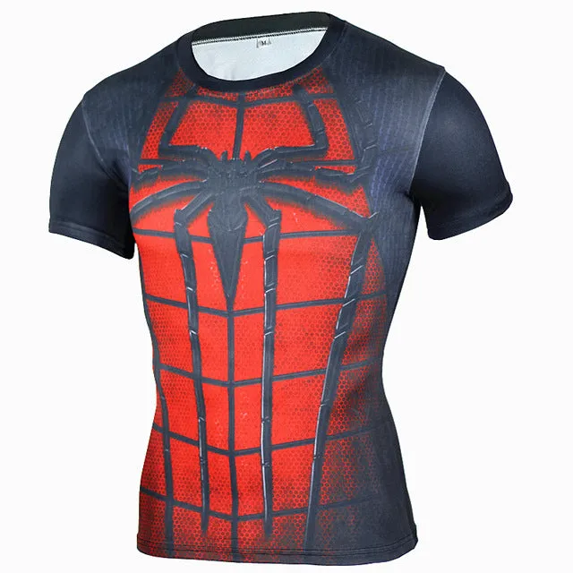 2017 Compression T-Shirt 3D Punisher Skull MMA Workout Crossfit T Shirt Fitness Tights Casual Shirts Brand Clothing Tee Shirt