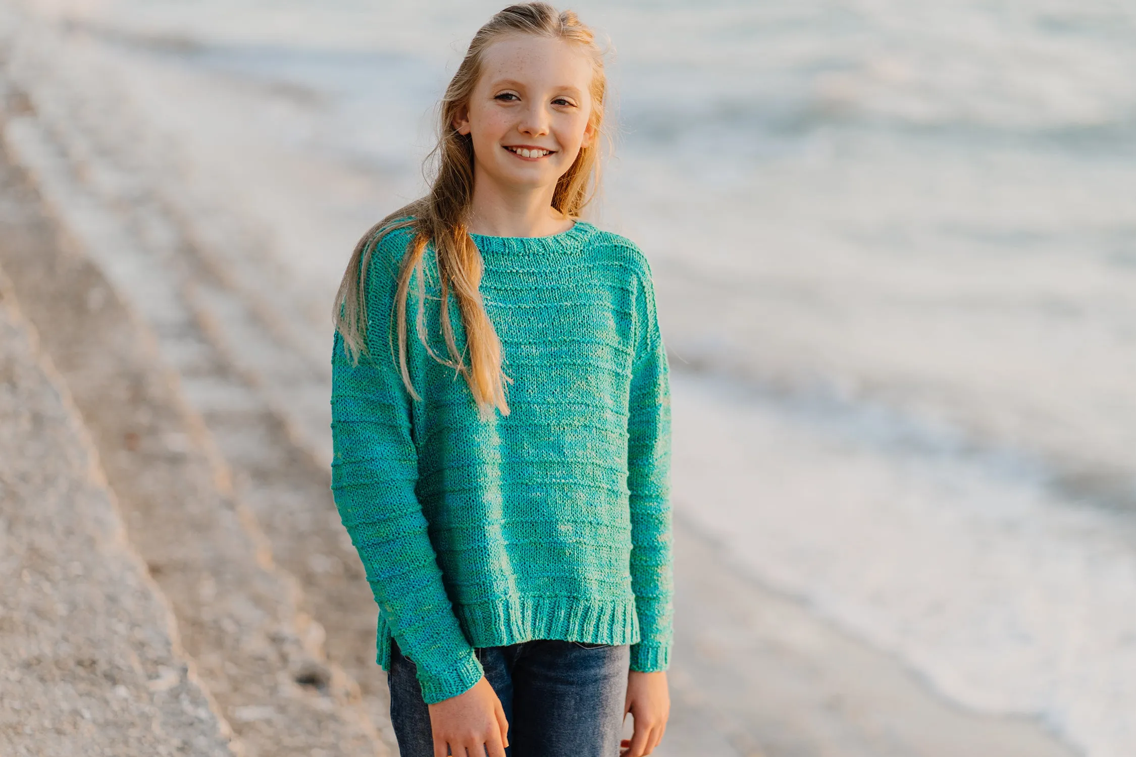 Abbe Kids Pullover Knitting Pattern Download