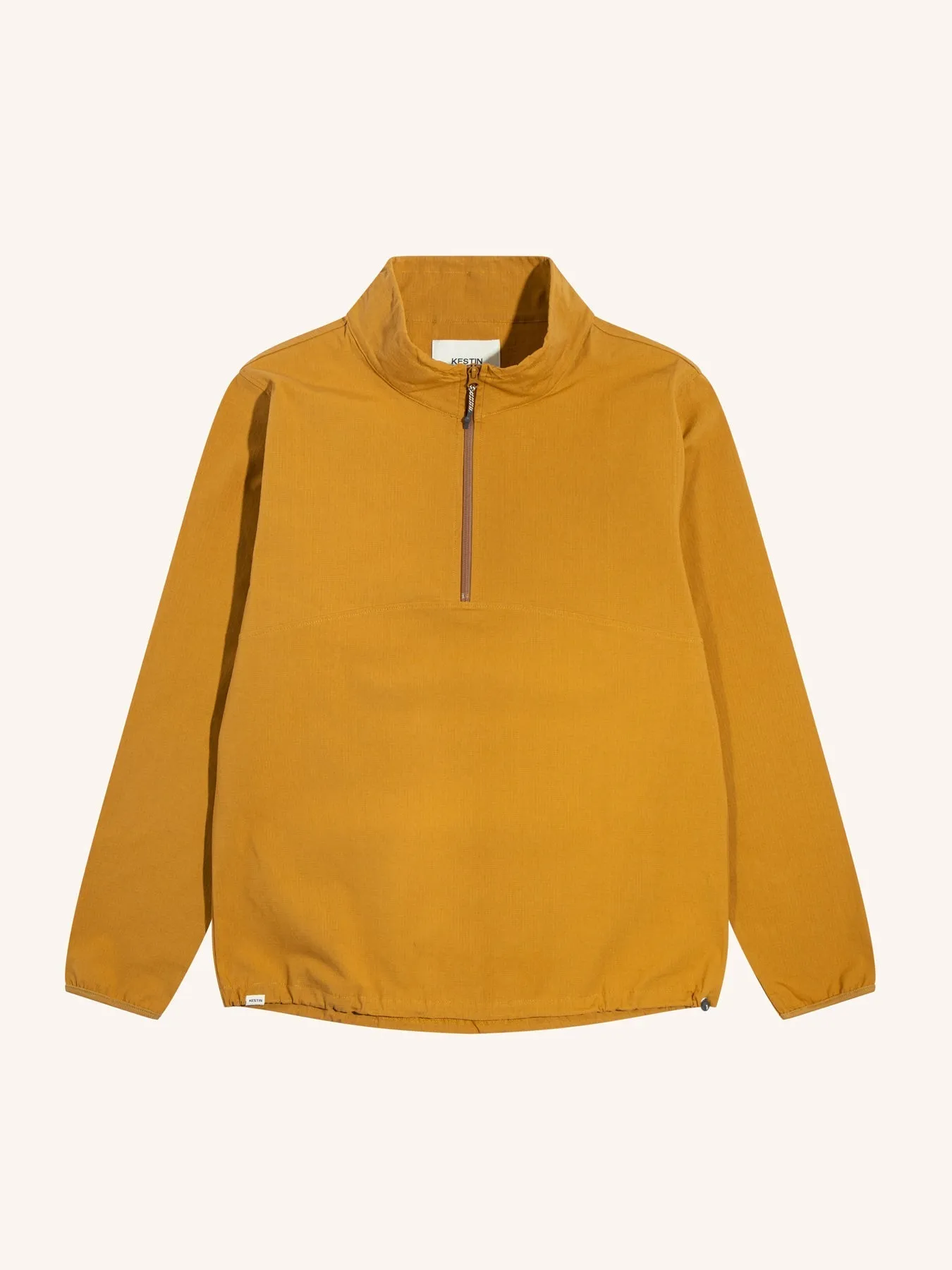 Aberfeldy Windbreaker In Dark Ochre Cotton Ripstop