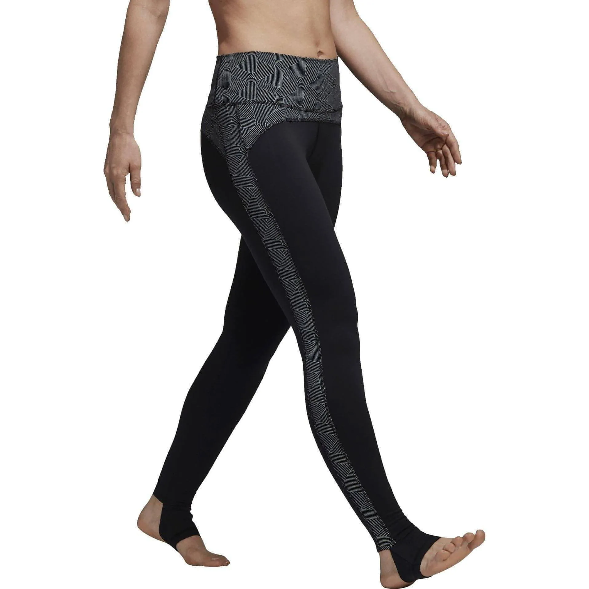 adidas Believe This High Rise Womens Long Yoga Tights - Black