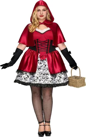 Adult Red Riding Hood Plus Size Halloween Costume