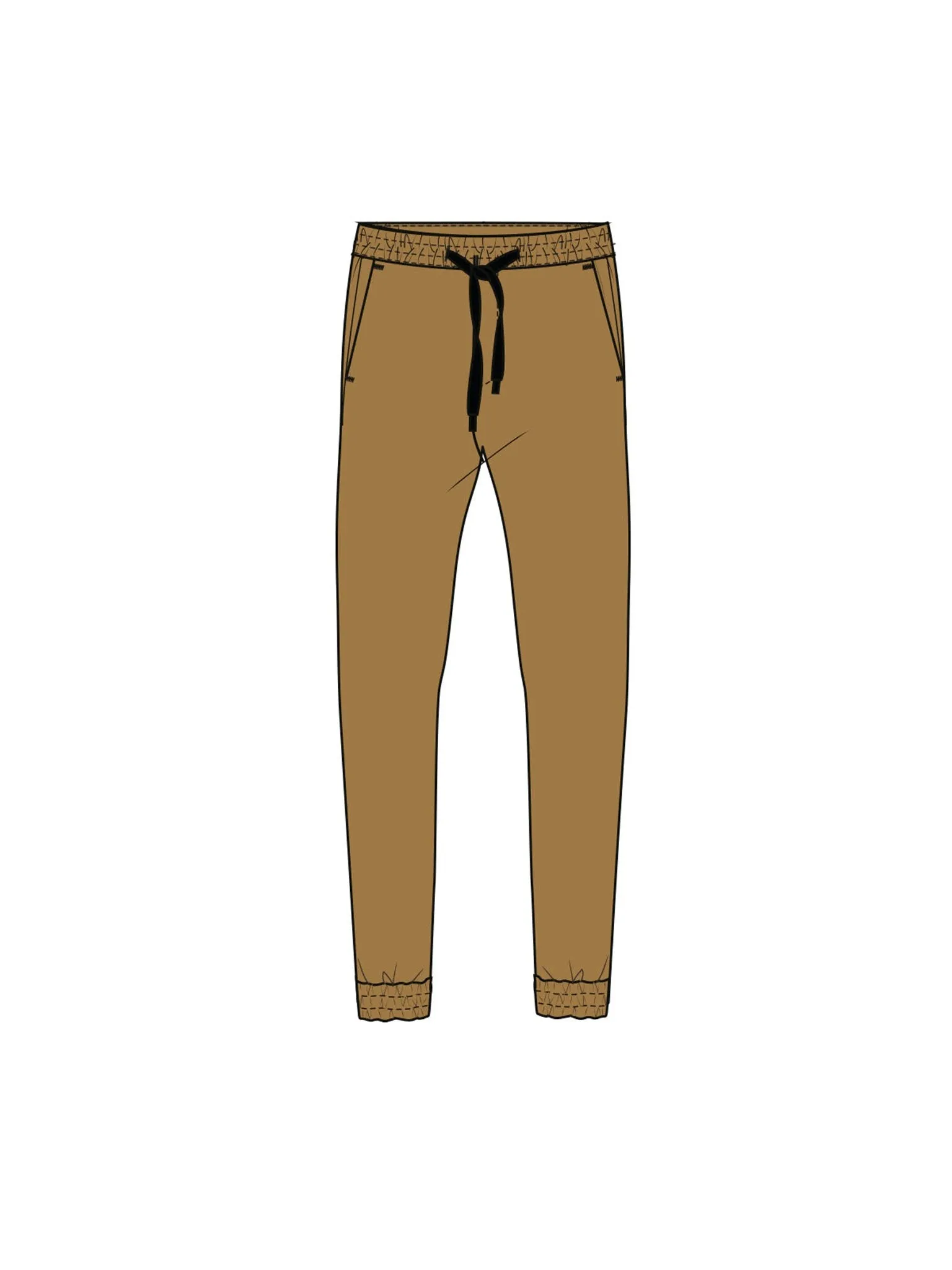 AKJIM CORDUROY ELASTIC PANTS - Dijon