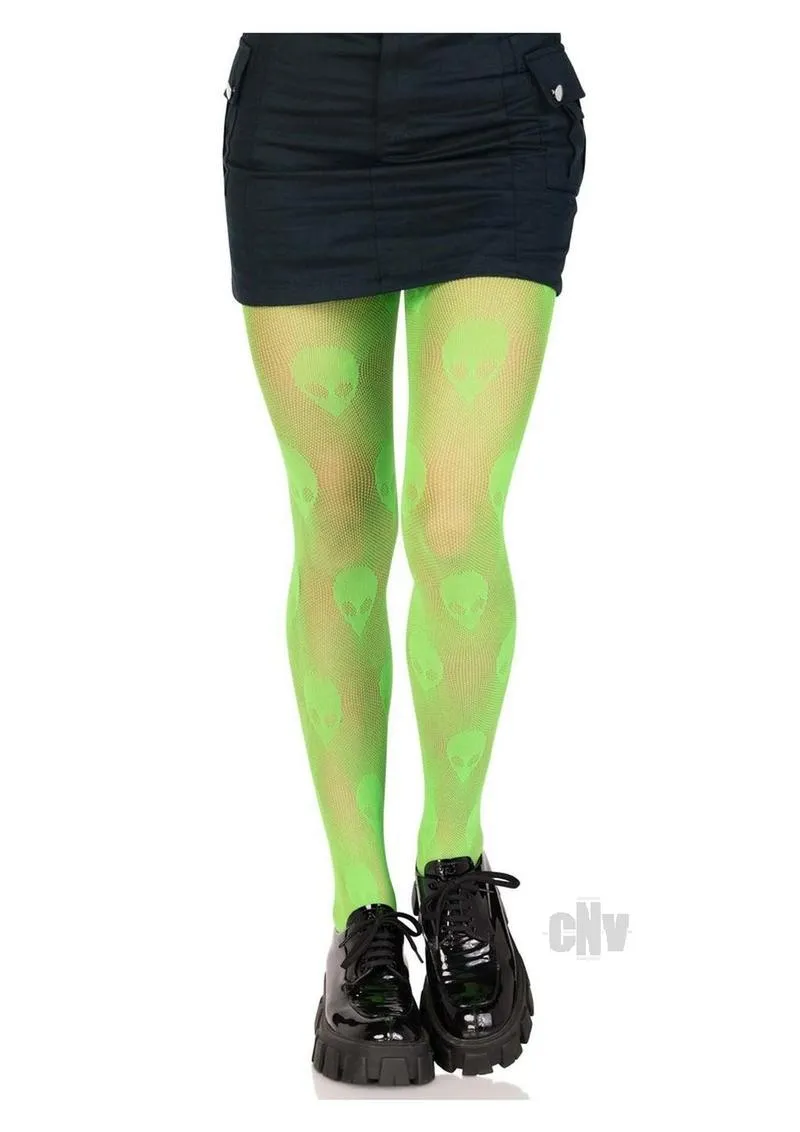 Alien Net Tights Os Green