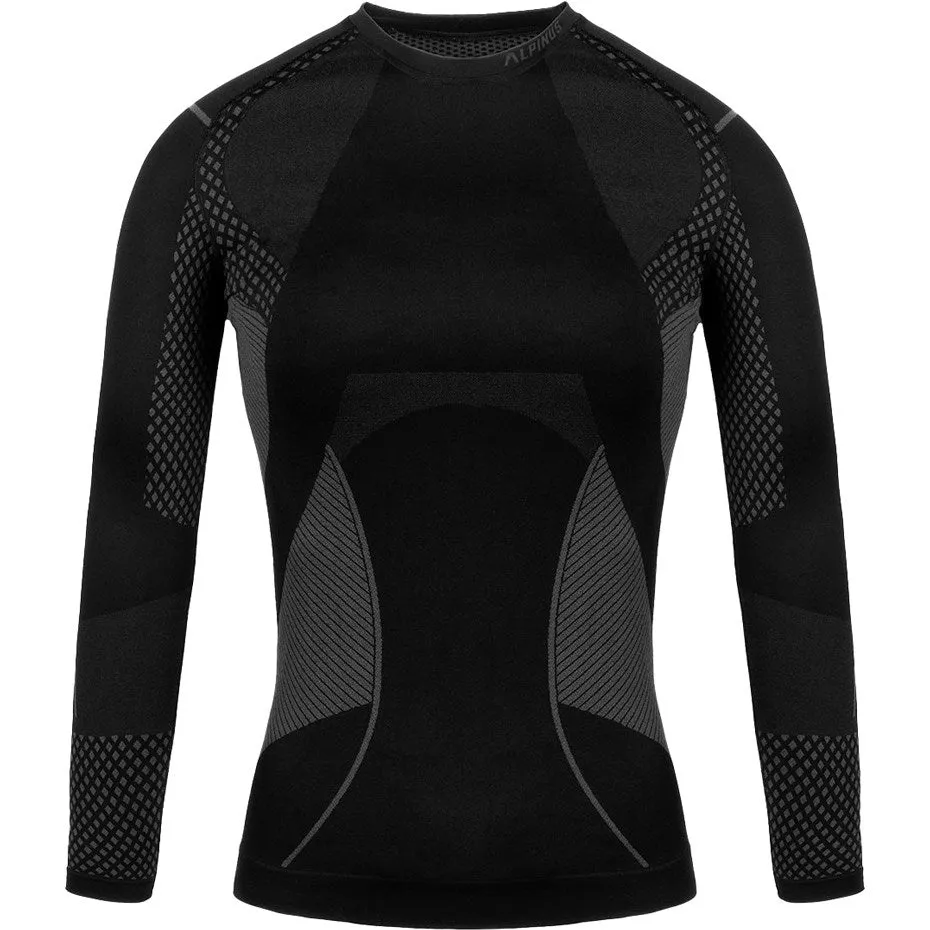 Alpinus Active Base Layer Women's Thermoactive Sweatshirt Black-Grey Gt43180 M