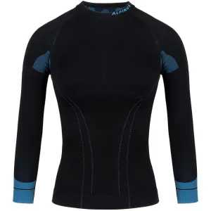 Alpinus Tactical Base Layer Women's Thermoactive Sweatshirt Black-Blue Gt43210 Xl