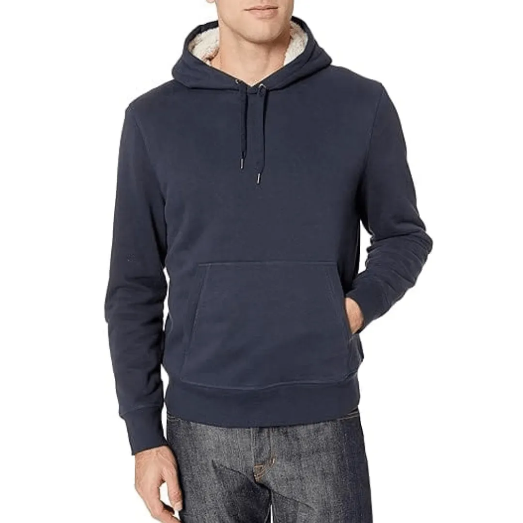 AMAZON ESSENTIALS - Standard Sherpa-Lined Pullover Hoodie