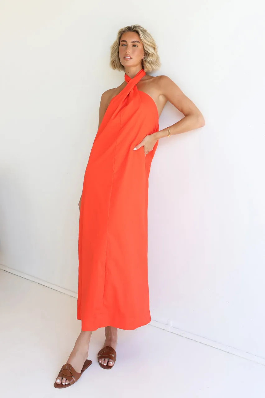 Amber Maxi Dress | Flame