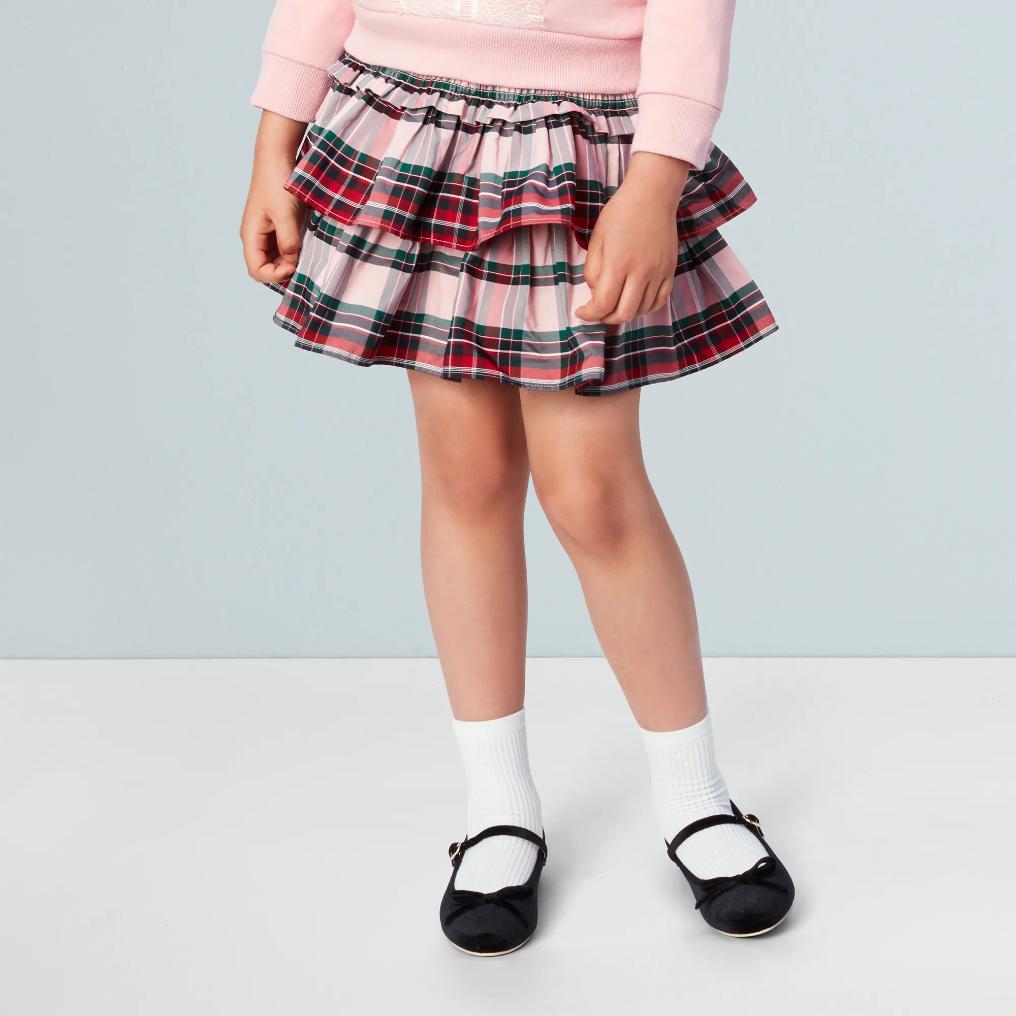 American Girl® x Janie and Jack Holiday Plaid Skirt for Girls