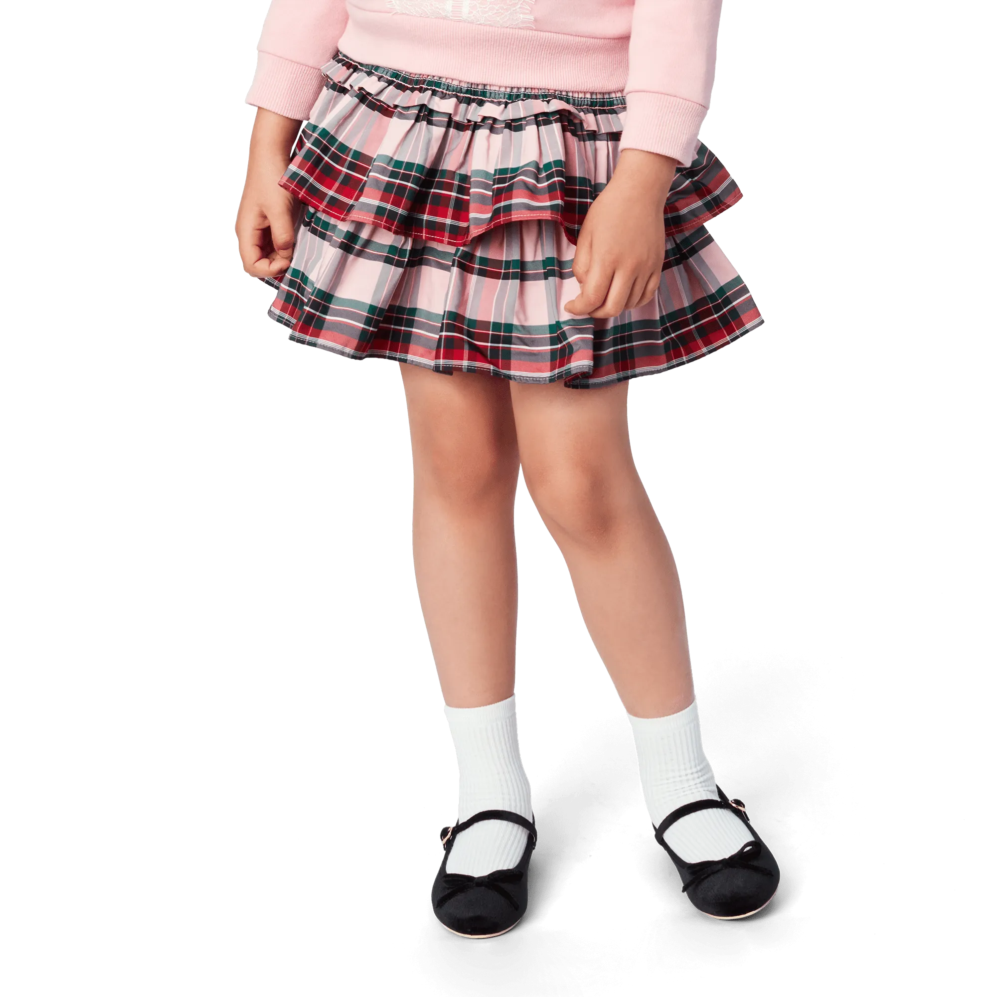 American Girl® x Janie and Jack Holiday Plaid Skirt for Girls