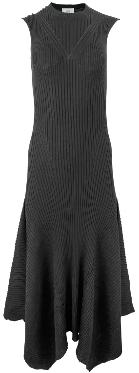 Ami Godet Dress in Black