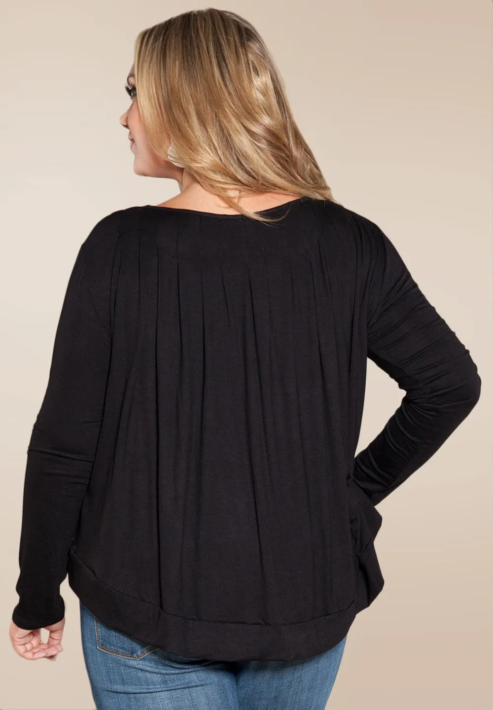 Amy Pleated Cardigan