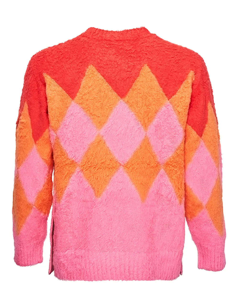 Argyle Knit Pullover