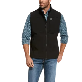 Ariat Men's Logo 2.0 Black Stretch Softshell Vest