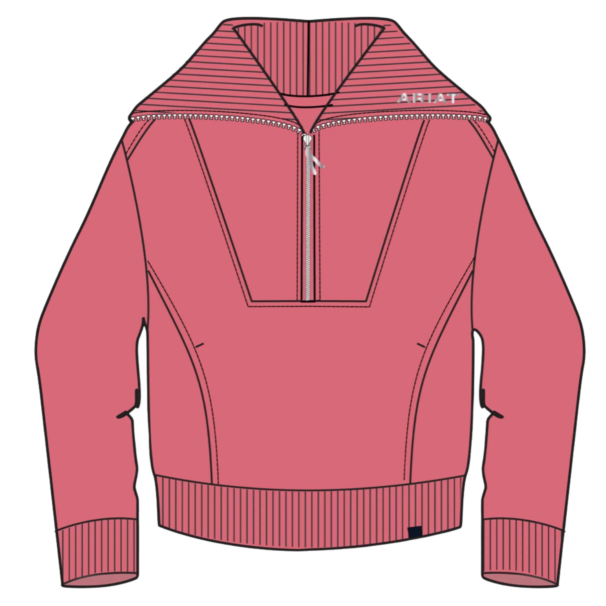 Ariat Wms Fern 1/2 Zip Sweatshirt