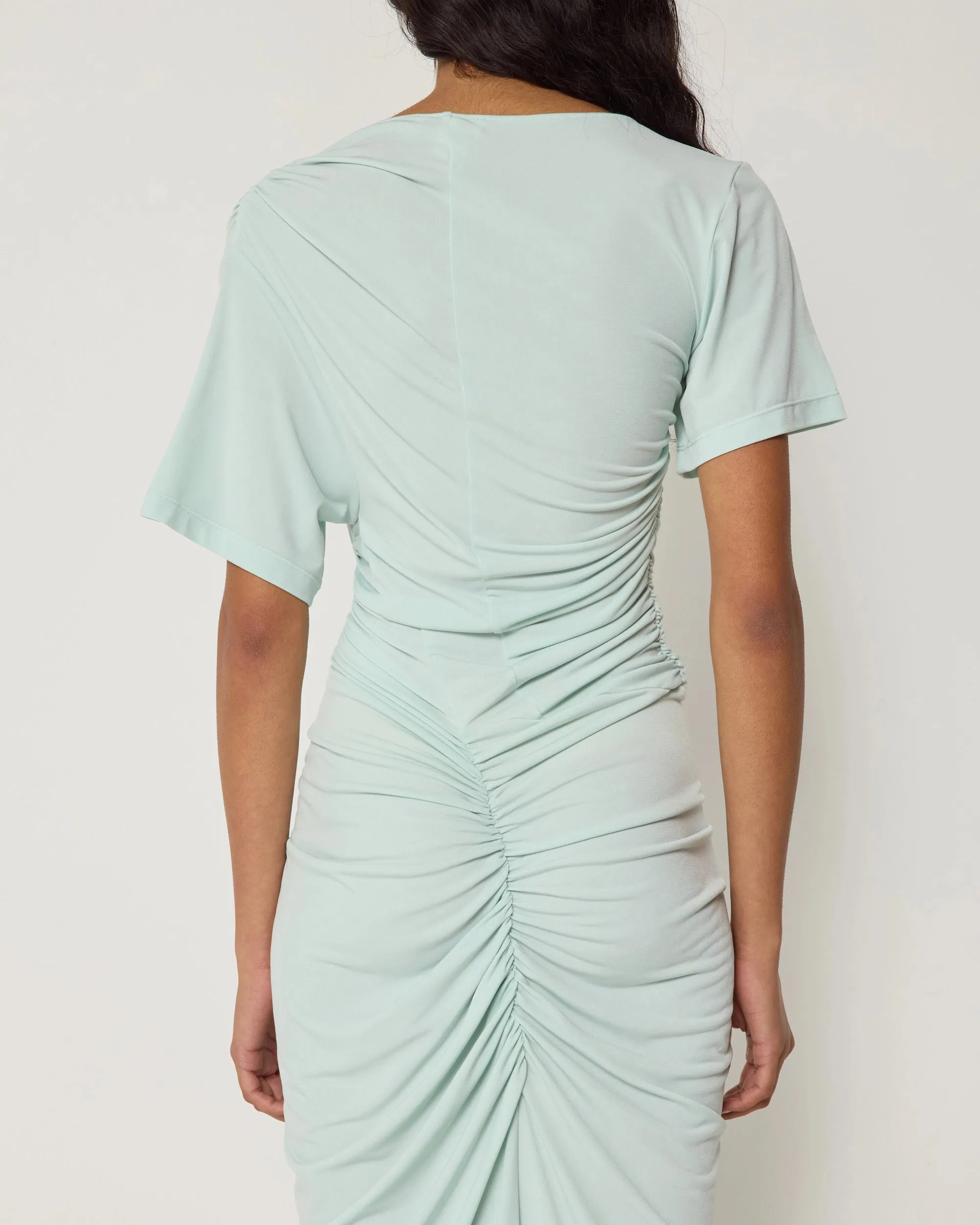 Asymmetrical Ruched Dress | Surf Spray