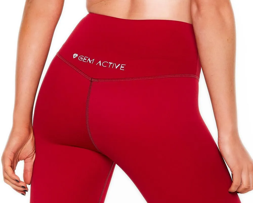 Ava’s 7/8th Tights (Red)