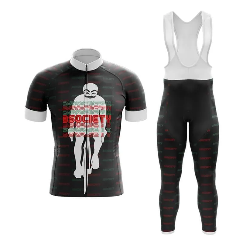 B Society (V3) (Black) Club Cycling Kit