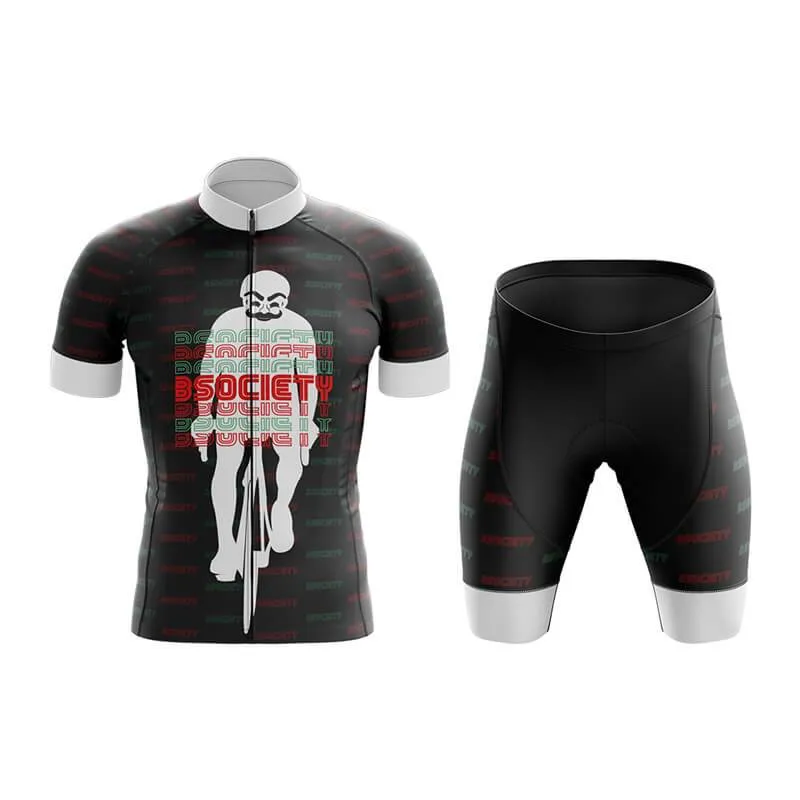 B Society (V3) (Black) Club Cycling Kit