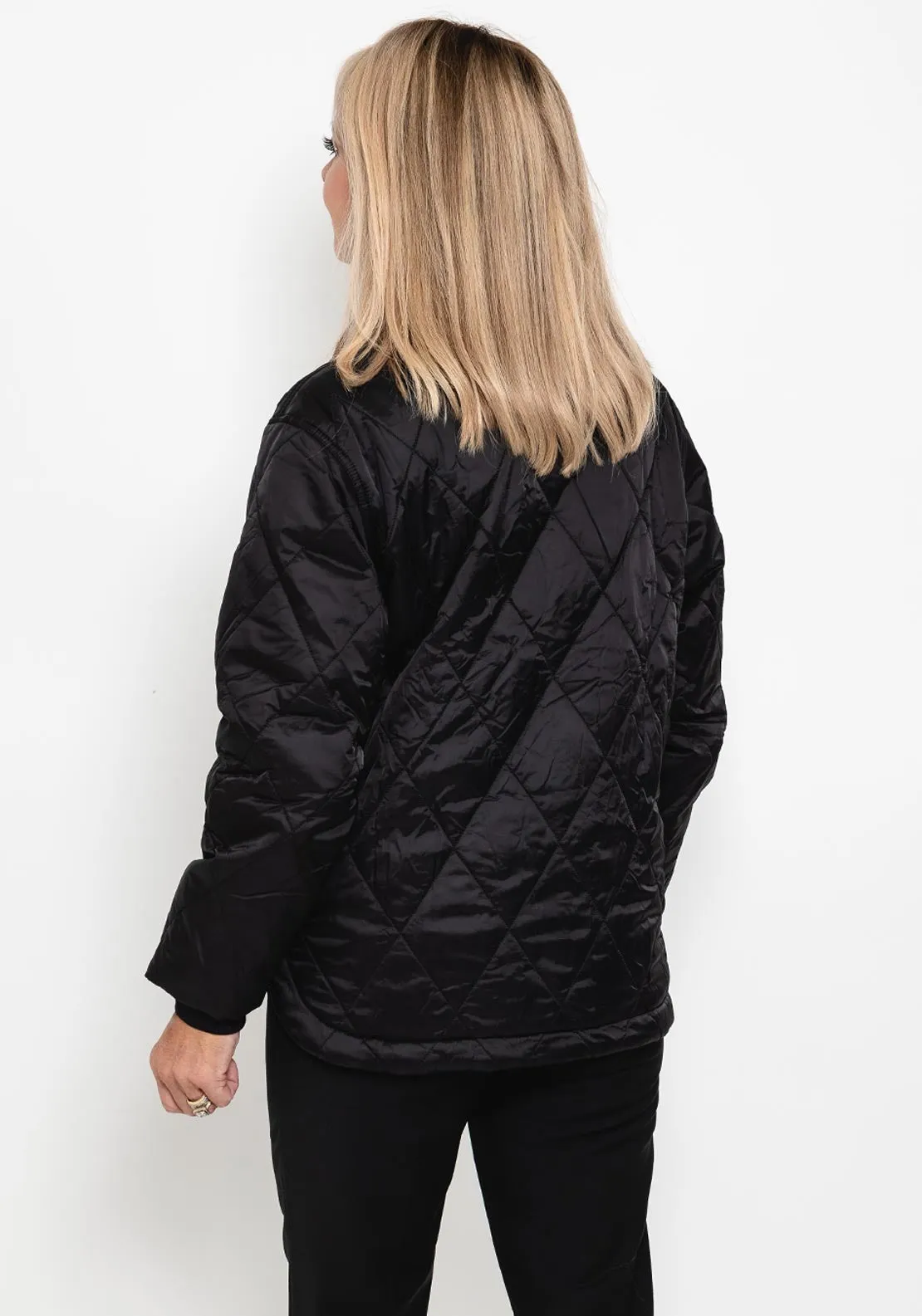 Barbour Womens Vaila Quilt Jacket, Black