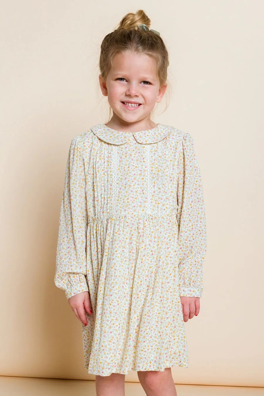 Beet World Ella Girls Dress - Yellow