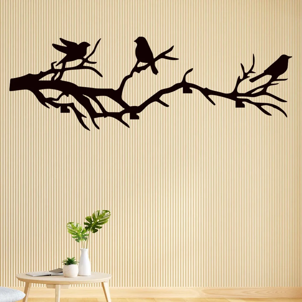 Birds on Tree Branch Coat Rack