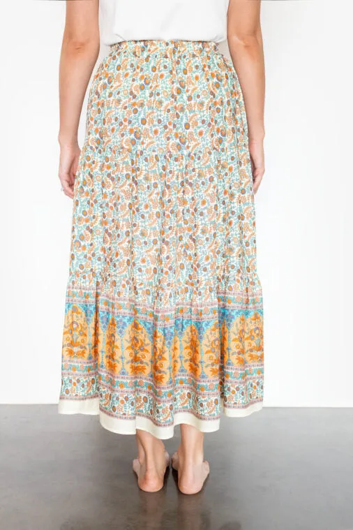 Boho Skirt - Multi Print