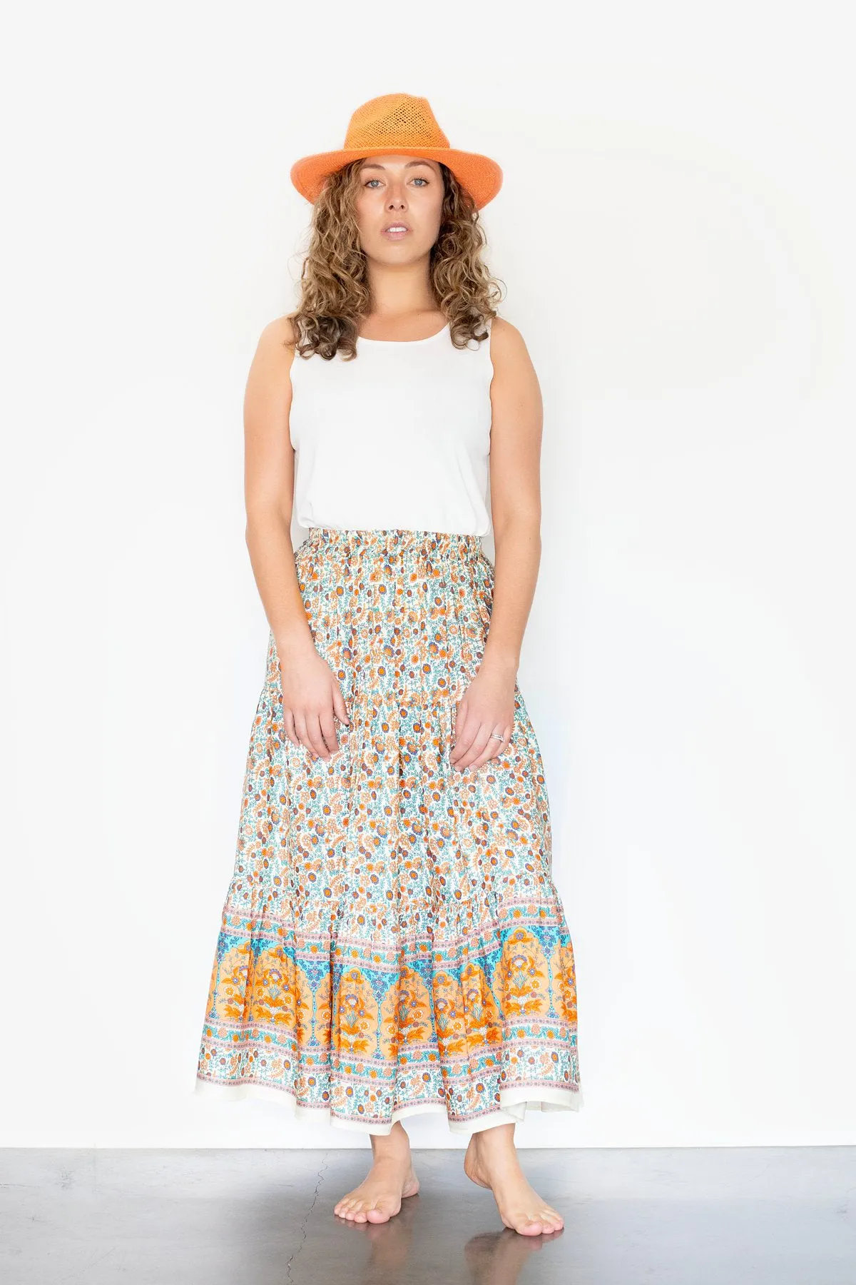 Boho Skirt - Multi Print