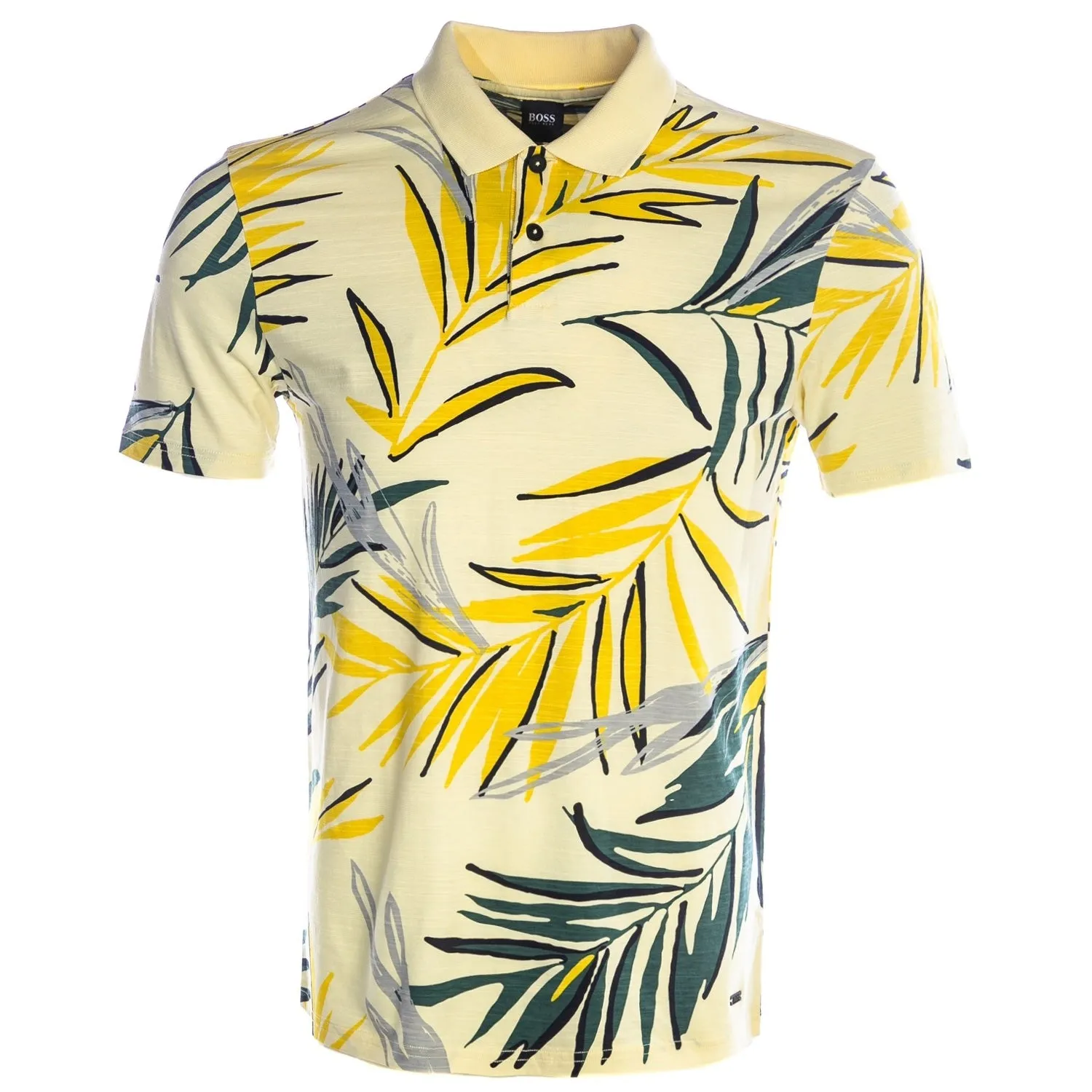 BOSS Peleaf Polo Shirt in Yellow