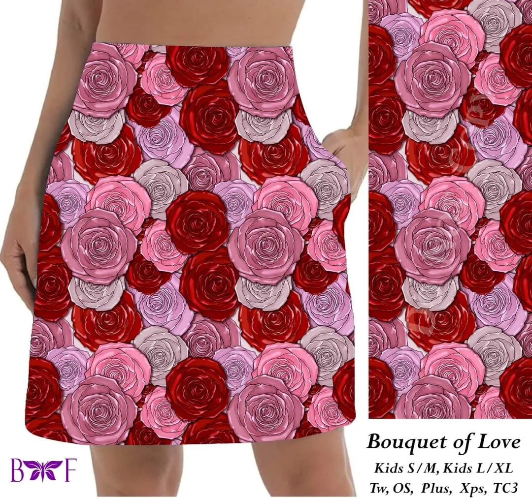 Bouquet of Love skort