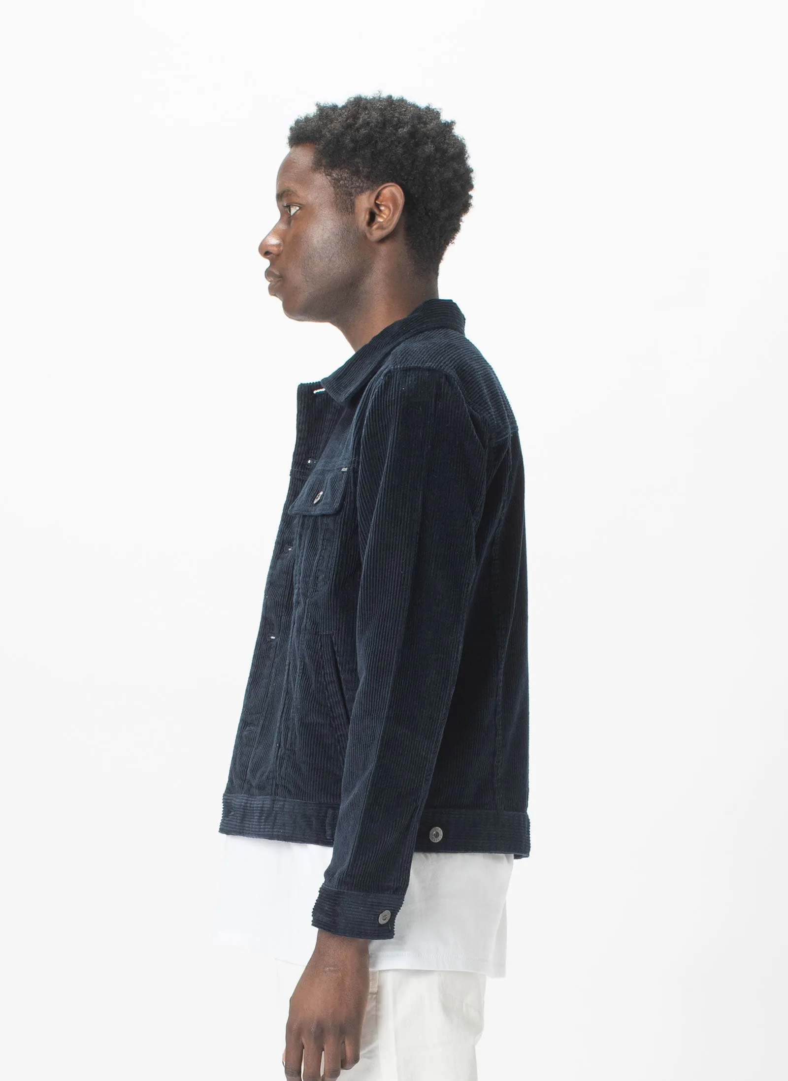 B.Rigid Jacket Navy Cord