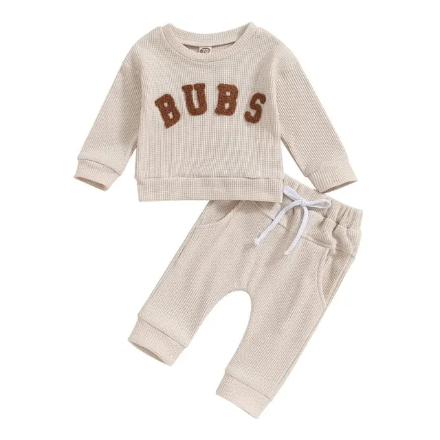 BUBS Waffle Knit Outfit