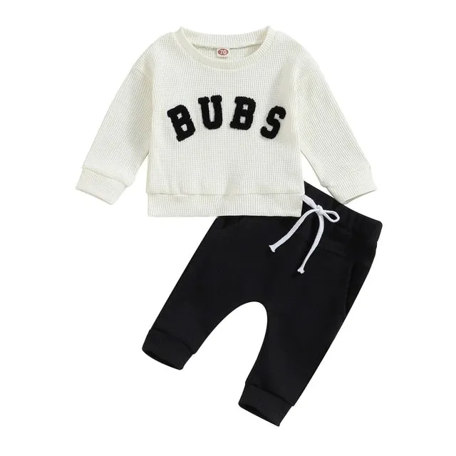 BUBS Waffle Knit Outfit