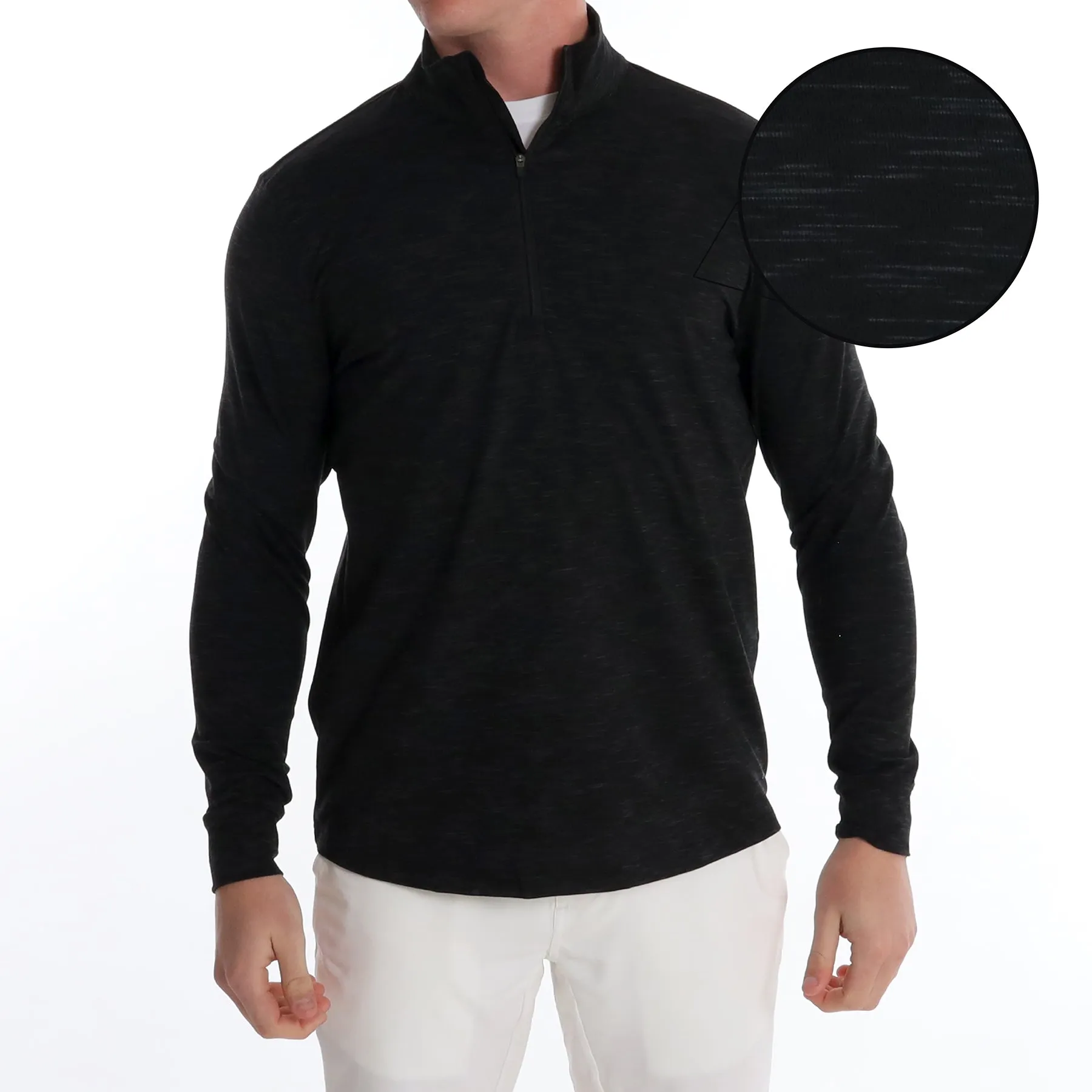 Calistoga Pullover - Black Heather