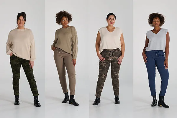 Camouflage Stretch Jogger Pants