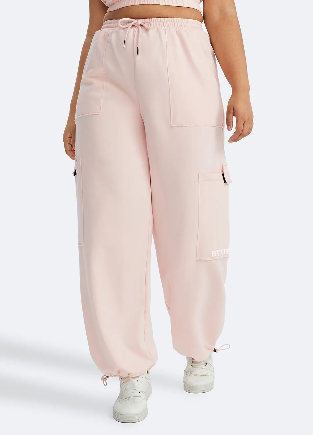 Casual Drawstring Waist Sweatpants