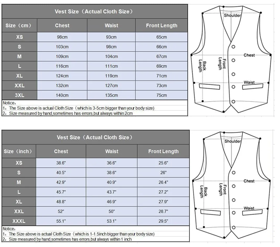 Casual Men's  Suede  Fashion Cowboy Suit Vest V Neck Waistcoat