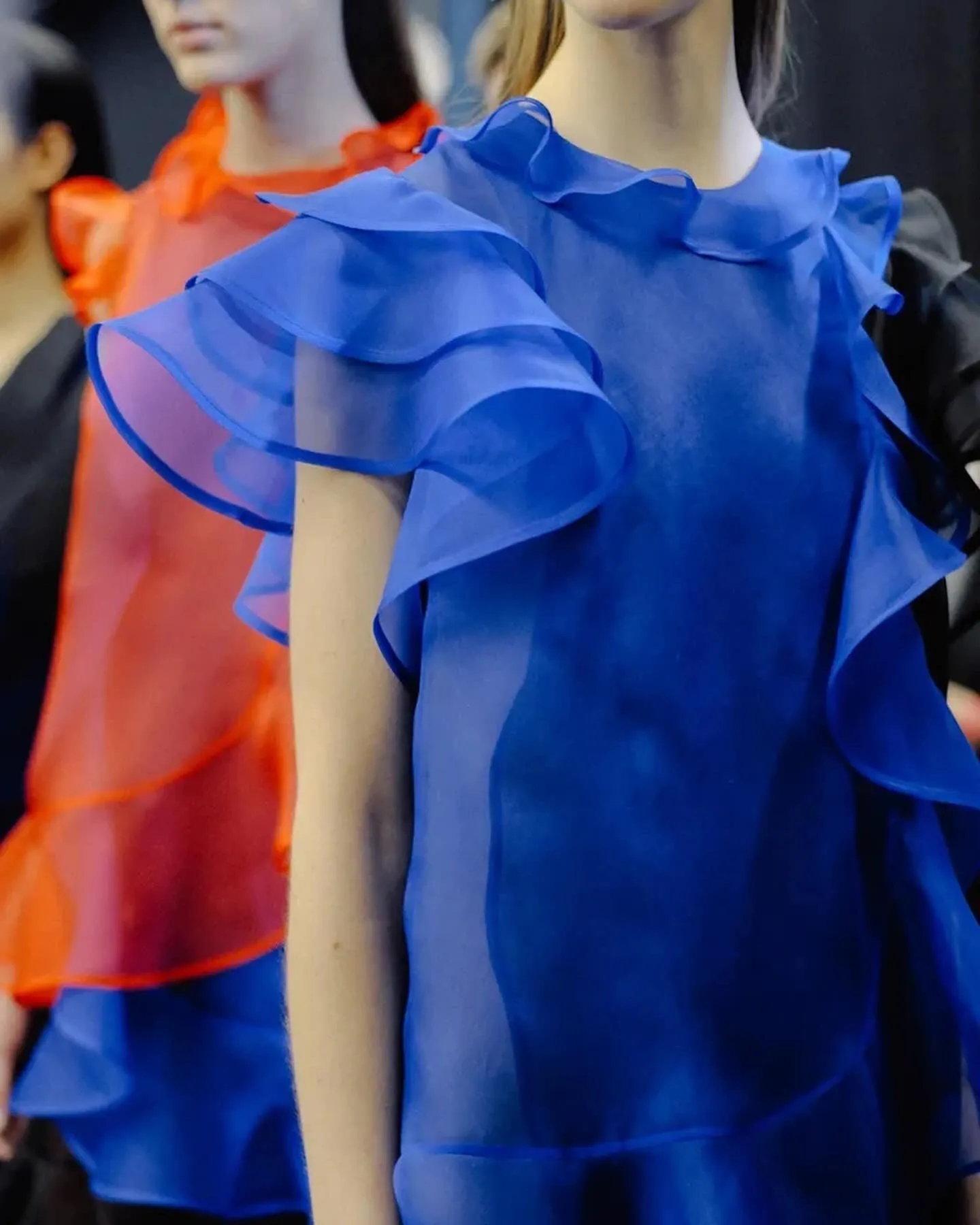 CHRISTOPHER KANE Fall 2015 Ready-To-Wear Organza Silk dress