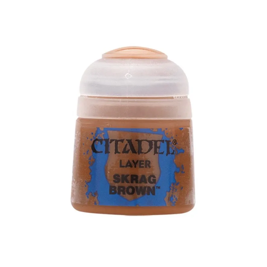 Citadel Layer Skrag Brown 22-40 Acrylic Paint 12ml