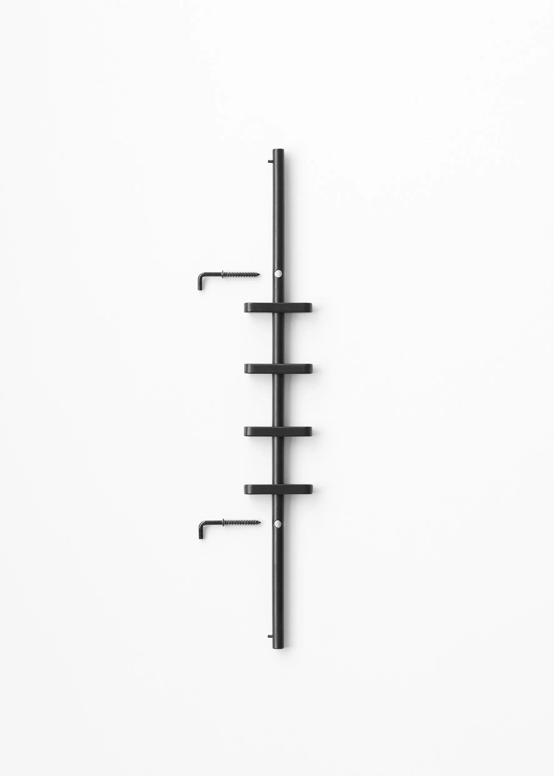 Coat Rack With 4 Movable Pegs | Black | by Moebe