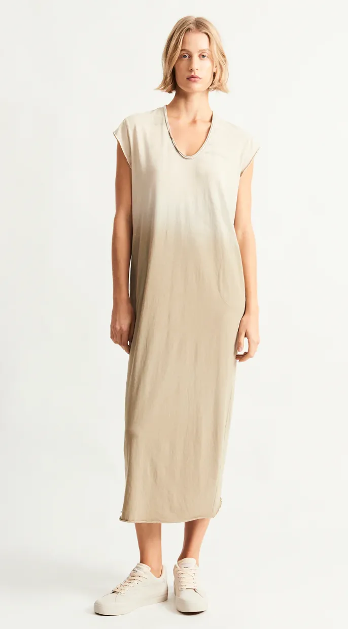 COCOON DRESS - FADED SAND