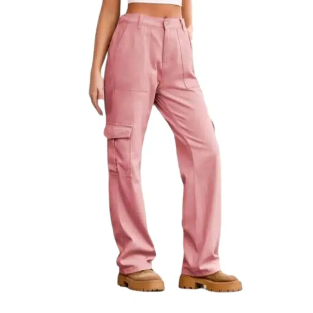 Color fashion women's denim pants