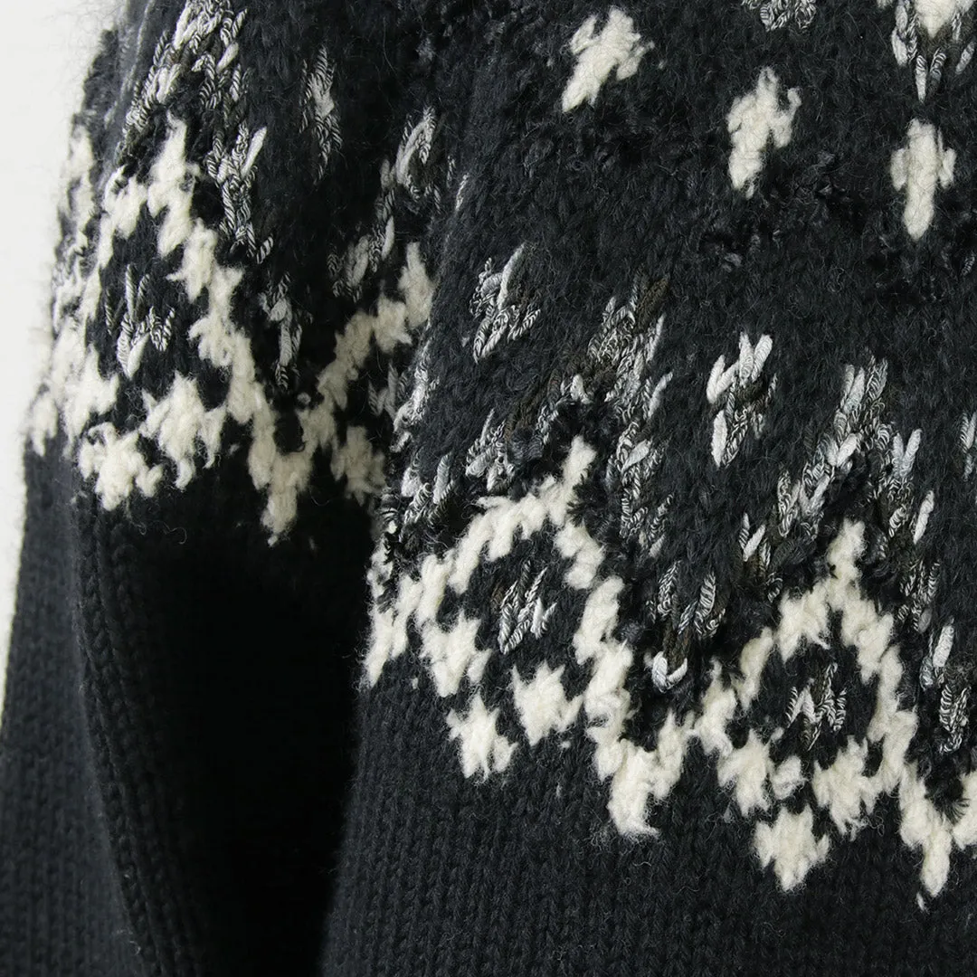 COOHEM / Nordic Knit Pullover