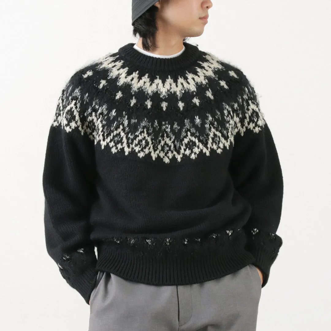 COOHEM / Nordic Knit Pullover