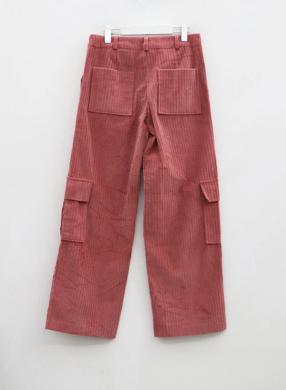 Corduroy Cargo Wide Pants CN30