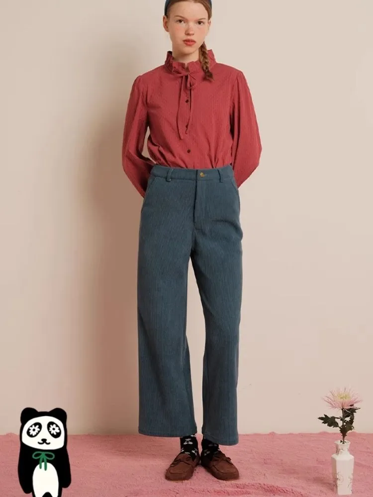 Corduroy Straight 9-minute Pants【s0000006462】