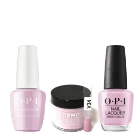 Cosmo 3in1 Dipping Powder   Gel Polish   Nail Lacquer (Matching OPI), 2oz, CV34