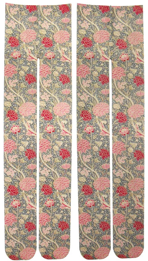 CRAY by WILLIAM MORRIS Printed Art Tights