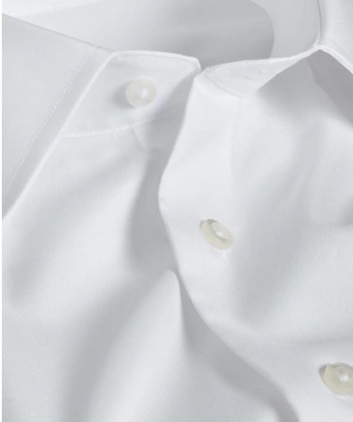 David Donahue White Fine Twill Regular Fit Dress Shirt